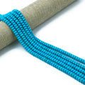 Amazonite Turquoise Abacus Round 5*8mm Polished Blue Natural Stone Eco-Friendly Loose Beads