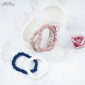 22 Momme Silk Scrunchies Wholesale 100% Mulberry 1 Cm Silk Scrunchies Silk Hair Scrunchies