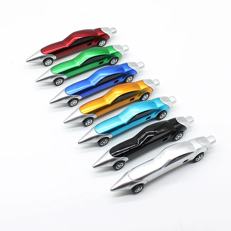 Promotional Wholesale Cartoon Kids Toy Plastic Car Shaped Ballpoint Pen for Boys