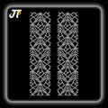 Best-Selling Custom Round Cheer Bow Heat Transfer Rhinestone Template for Clothing Use with Rhinestones