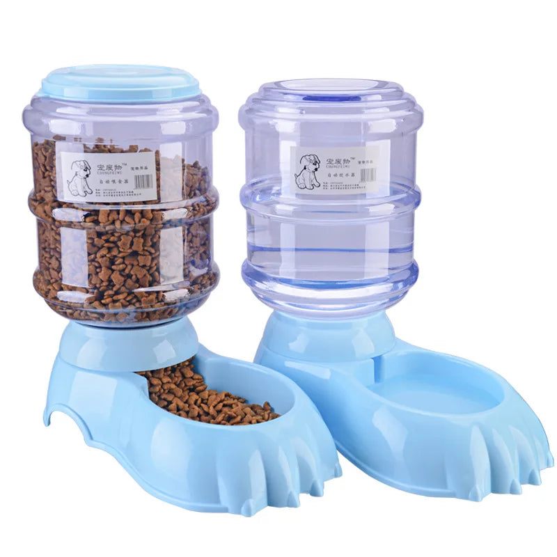 Automatic Pet Water Dispenser | 3.8L Cat and Dog Gravity Feeder Water Dispenser StationBPA-Free Water Dispenser for Dog Cat