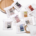 2024 Wholesale Natural Irregular Gravel Crystal Amethyst Hair Clip Simple Girlfriends Gift Hair Accessories Set Hair Clamps