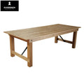 Pine Wood Event Party Farm Tables and Bench for Hotel Catering Dining
