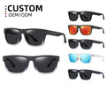 Wholesale Vintage Sun Glasses High Quality Fashion Unisex Square Custom Logo Sunglasses Uv400 Retro Shades Polarized Sunglasses