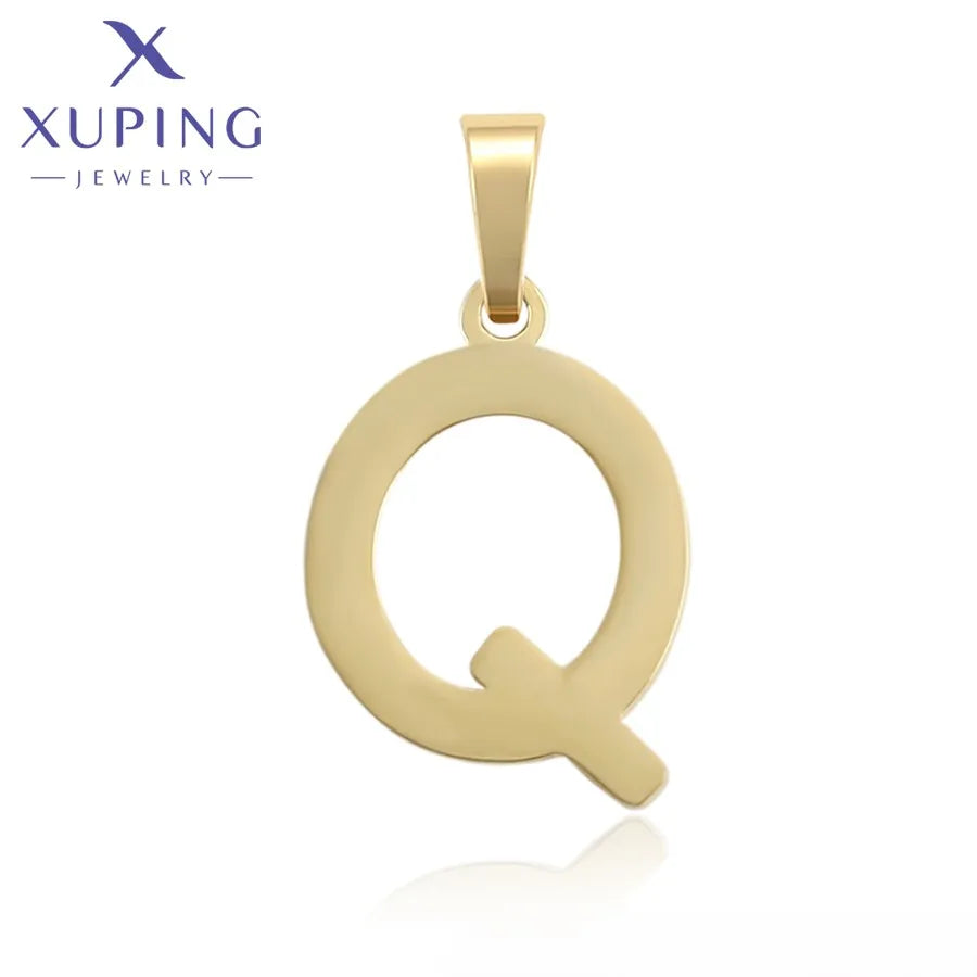 A00573021 XUPING JEWELRY  14K Gold Color Dainty Stainless Steel Neutral Custom Hip Hop Fashion Jewelry Pendant Charms