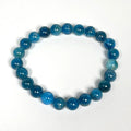 Genuine Natural Blue Apatite Bracelet Healing Crystal 4mm 7A Apatite Round Beads Bracelet for Women Men Jewelry
