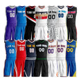 Wholesale Retro Basketball Jersey Sets Customized Printed Sportswear for Adults Personalized Number Performance Breathable
