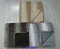 Modern Jacquard Sherpa Fur Throw Blanket Side Soft Faux Rabbit Fur Throw Blanket for Sofa