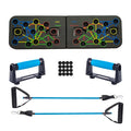 CHENGMO SPORTS Press up Board Exercise Equipment for Home Use System Fitness Floor Chest Push up Board with Resistance Bands