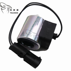 TALUADA Excavator Safety Lock Rotating Solenoid Valve Coil 1008 12v 24v for YC60 YC65 YC85 YC135 SY75