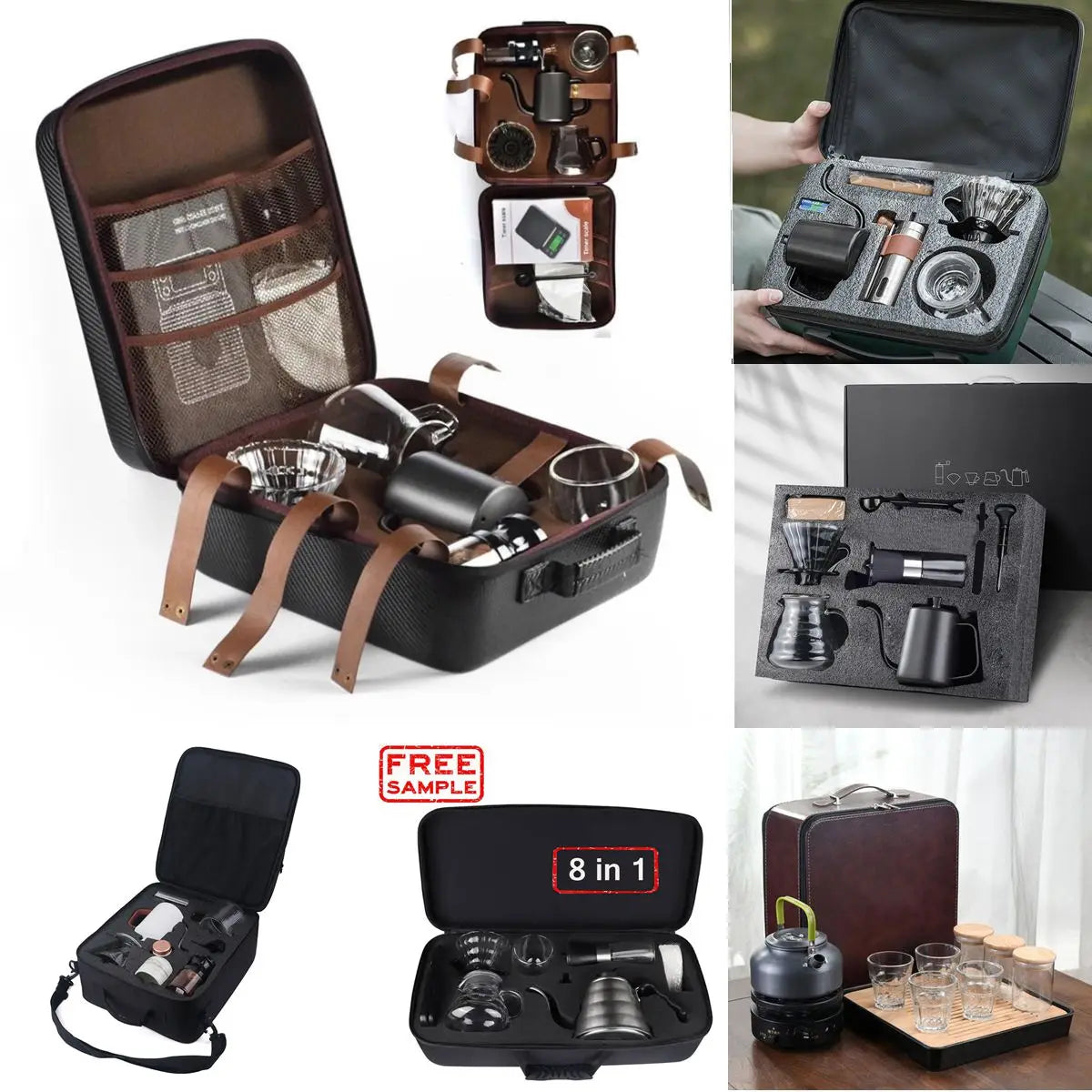 New Factory Wholesale Classic Design Coffee Gift Set 1pcs Cheap Outdoor Travel Drip Pour Over Kit for Pour Over Coffee Brewing