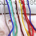 DS Factory Direct Sell 4mm Crystal Round Beads Glass Beads for Jewelry Making Wholesale