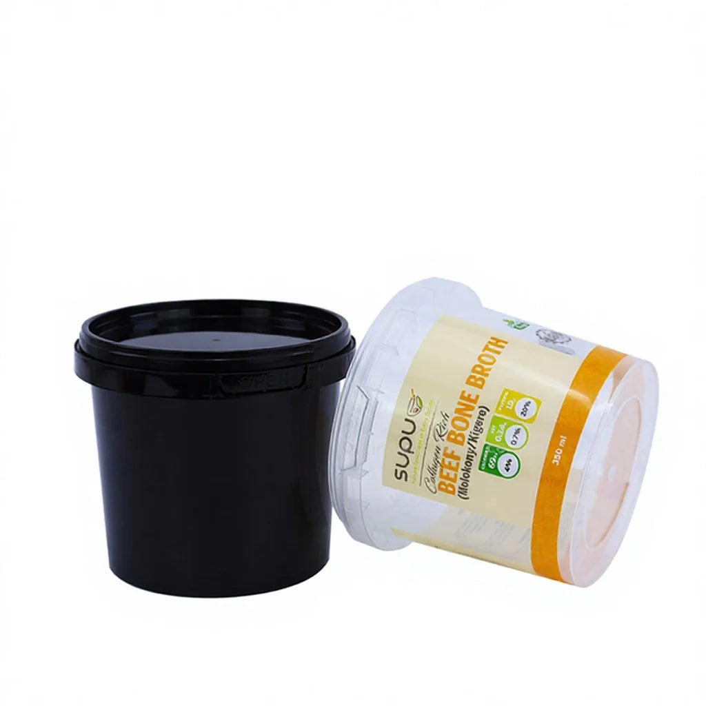 Wholesale Premium Quality 250g 500g 1kg 2kg 3kg 5kg Food Grade PP Single Wall Yogurt Cups & Lids with Premium Printing