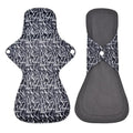 5PCS Size L/Set+Bag Panty Liner Cloth Menstrual Pad Mix Color Bamboo Charcoal Sanitary Napkin