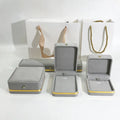 Wedding Gift Velvet Ring Pendant Earring Display Storage Jewellery Packaging Boxes Portable Jewelry Box