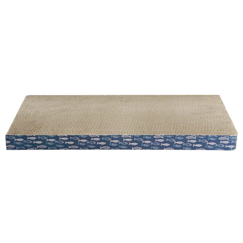 Customized Basic Rectangle Cat Scratching Board Corrugated Cardboard Scratcher Made of Durable Paper Food-grade Cornstarch