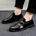 Classic Shoes Men Autumn and Winter Men's PU Leather Shoes Business Dress Casual Shoes