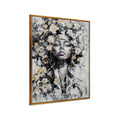Custom Modern Hand Painted Oil Portrait of a Professional Artist Figure for Wall Decor with Canvas Support Base