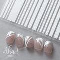 Aha Nail Stickers Dots Lines Cross Snakes Japanese Style 2d Nail Sticker Decoration