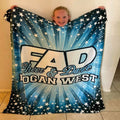 Free Tariff Fast Delivery Sublimation Custom Logo Cheerleading Fleece Blanket