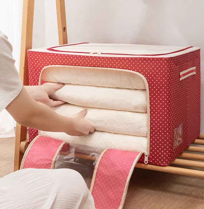 Hiqh Quality Cloth Grid Storage Box Clothing Fabric Closet Organizer Dropshipping Bolsa De Almacenaje Ropa Storage Boxes & Bins