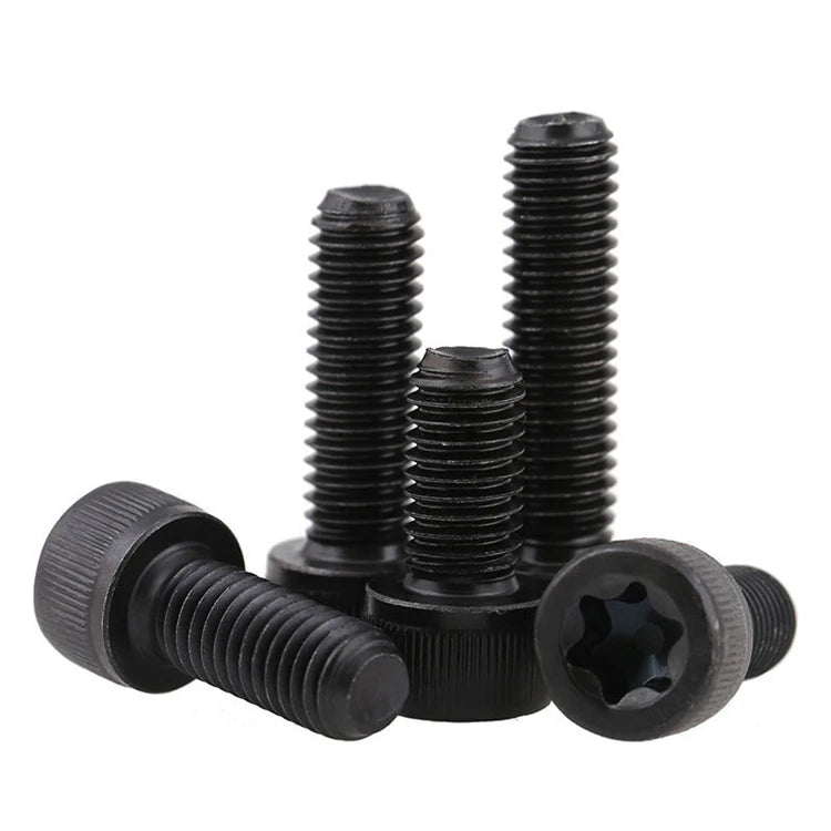 M3 M4 M5 M6 M8 M10 M12 12.9 Grade Black Oxide Alloy Steel Machine Torx Star Drive Socket Head Cap Screws