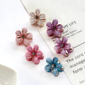 New Style  Mini Hair Claw Clips About Alloy Flower Shaped for Girls