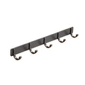 Towel Hook Coat Hooks Wall Mounted Heavy Duty 5 Rows of Hooks for Hat Towel Keys Bathroom Entryway Adhesive Hook