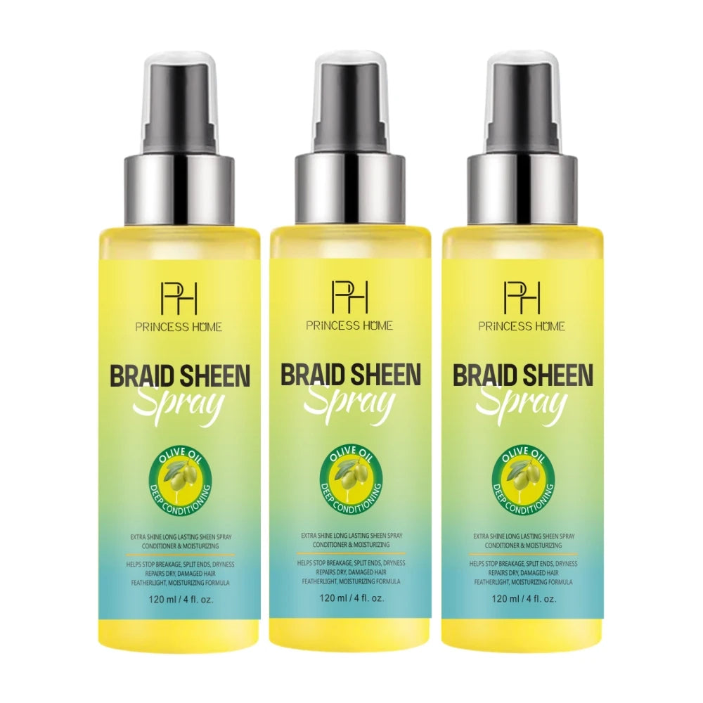 Private Label Hair Care Styling Lightweight Hydrating Nourishing and Anti Itching Braid Sheen Spray