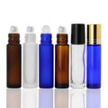 10 ml Mini Transparent Essential Oil Roller Bottle Perfume Roll on Glass Roller Bottle Packaging
