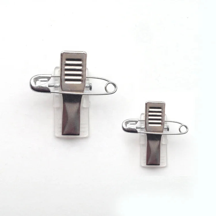 Cheap Factory Price Promotional Badge Holder Adaptor Bulldog Badge Clips Wire Clip for School Office PVC Clip Lanyard Metal