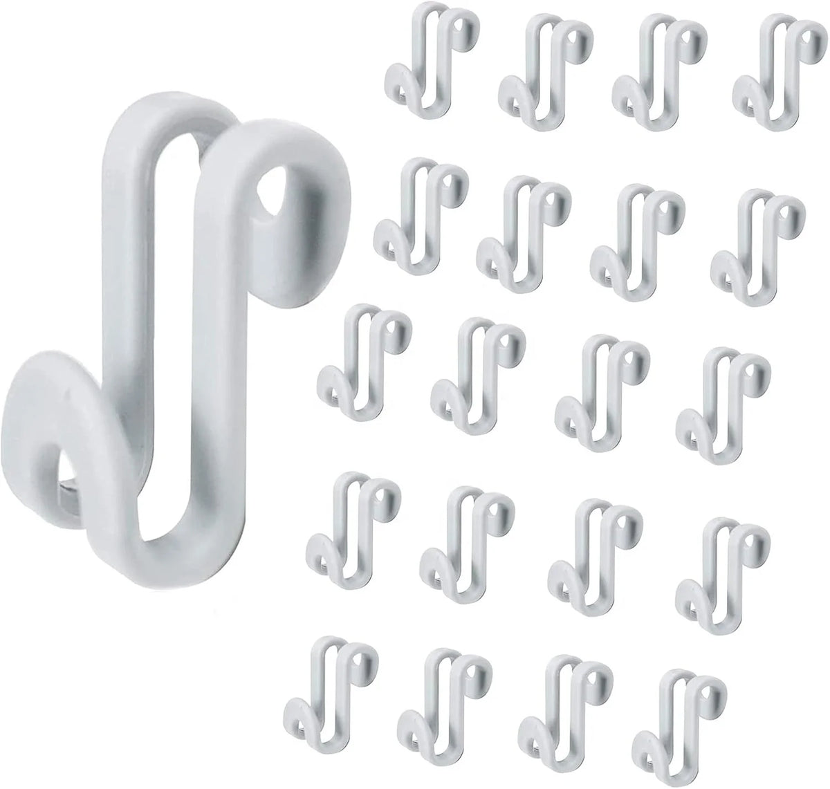 Wholesale Heavy Duty Plastic Cascading Hangers Flexible Hooks Space-Saving Kitchen Wardrobe Organizer Hanger Bags Functional