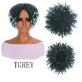 Hot Sell 6Inch Crochet Braid Wig Dreadlocks Extensions for Tgrey Men Wig Afro Twist Hair Extensions Braids Wig