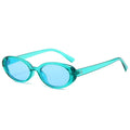 MLM High Quality Trendy Candy Color Acetate Sunglasses Custom Logo Polarized Shades Small Oval Frame Available White Orange PC