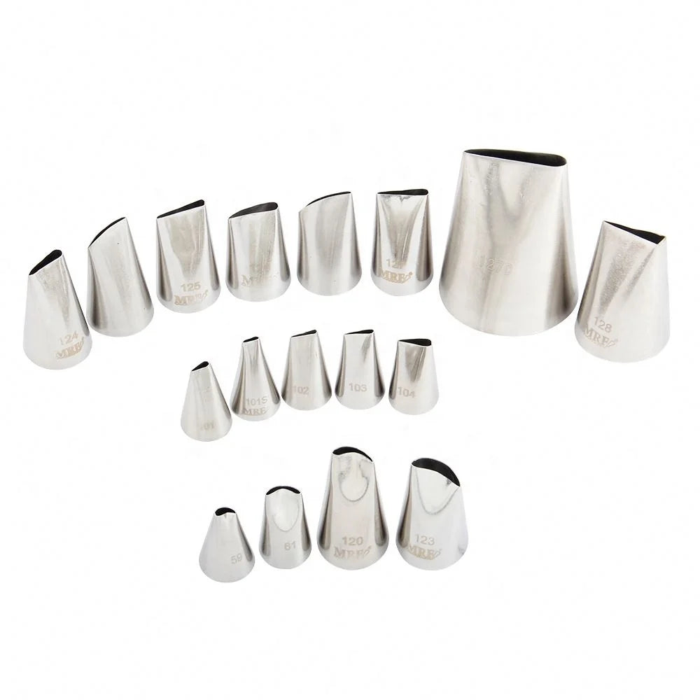 Cake Decorating Nozzle Icing Nozzles Bakes Flower Yogurt Soluble Beans Nozzles Cake Decorating Rose Petal Flower Piping Tips
