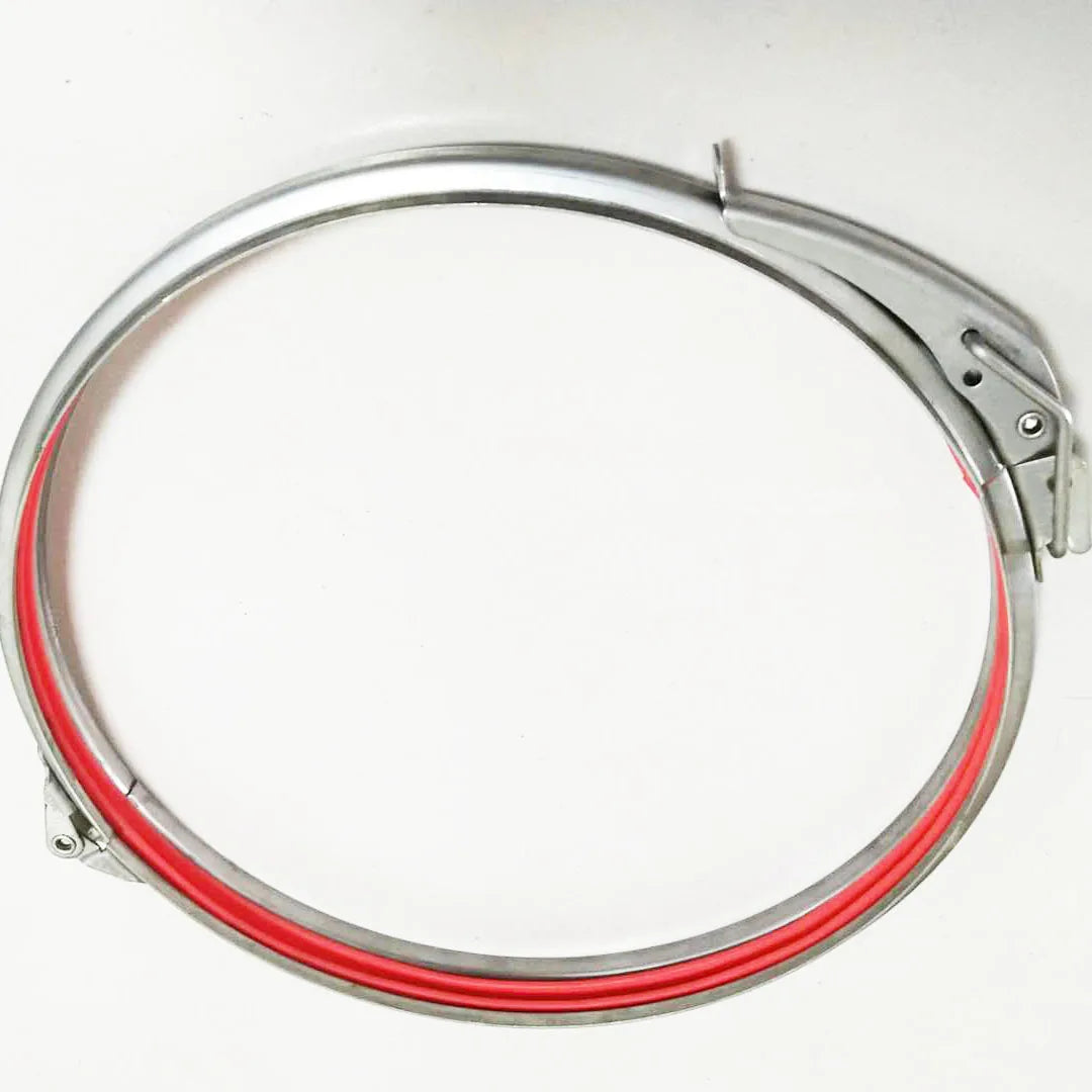 Stainless Steel 304 Lever Mechanism Clamp Quick Connection Pipe Clamp for Dust Removal or Ventilation System