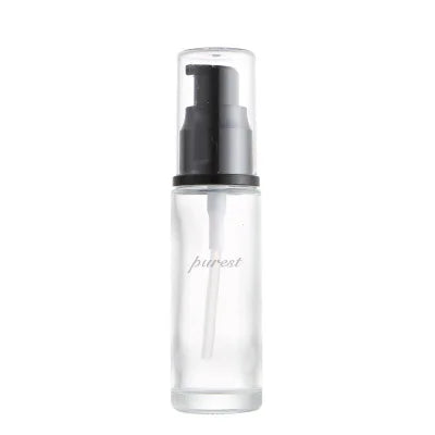 Wholesale Glass Bottles 20ml 30ml 50ml Round Glass Bottle With Pump
