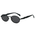 Classic Style Wholesale Women's Metal Sunglasses TAC Lenses Brown Frame Custom Logo Personalized Eyewear