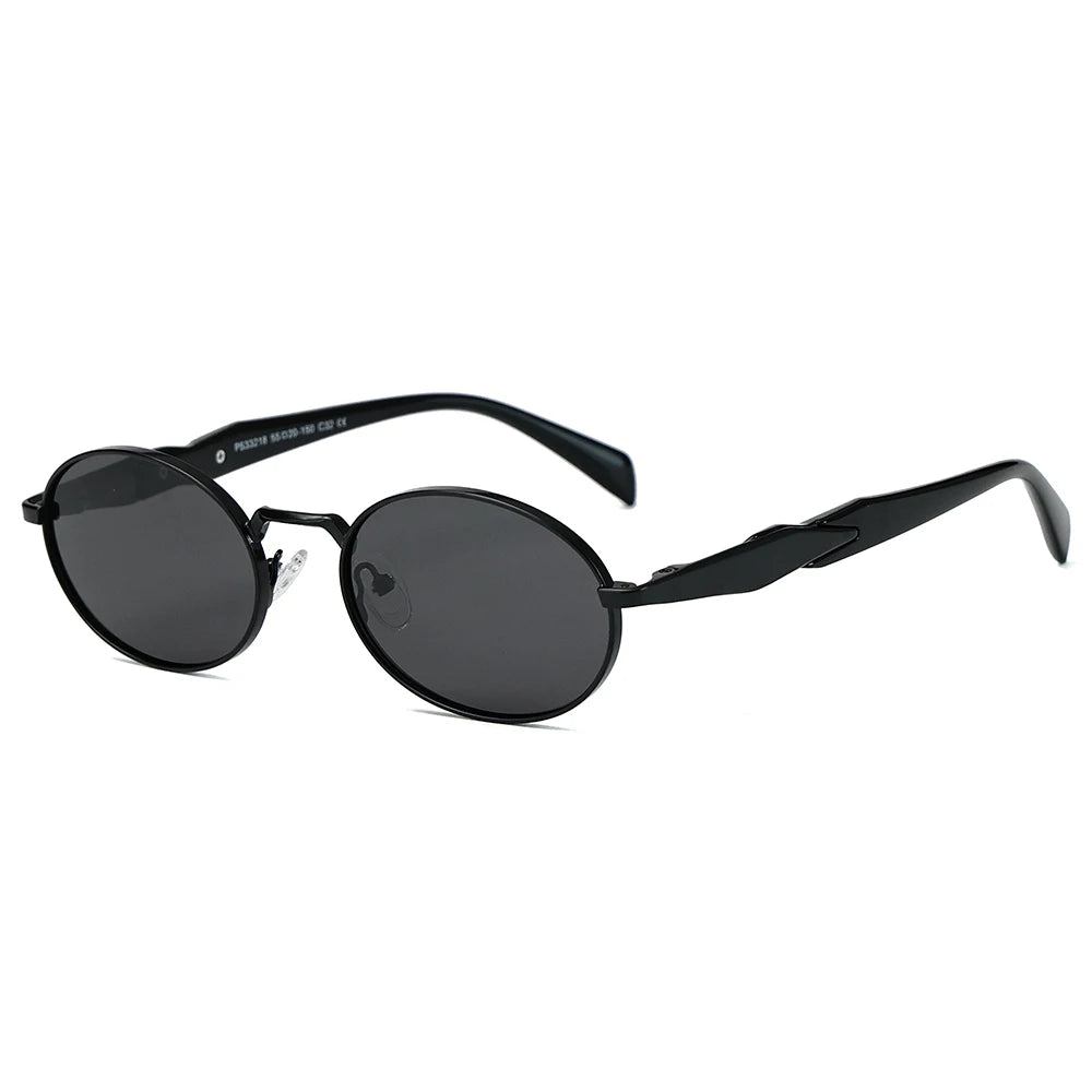 Classic Style Wholesale Women's Metal Sunglasses TAC Lenses Brown Frame Custom Logo Personalized Eyewear