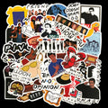 50Pcs US TV Show Friends Stickers Decorative Label for Luggage Laptop Guitar Notebook Skateboard Vinyl Waterproof Sticker