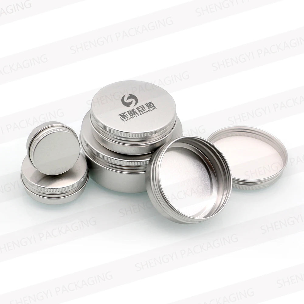 Custom Round Travel Soy Wax Candle Aromatherapy Soy Scented Candle Tea Metal Hair Wax Tinplate Tin Box Cans