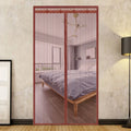 Modern Best Summer Home Magnetic Diamond Screen Door Optimal Mosquito Net for Living Room and Bedroom