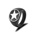 Personality Stainless Steel Ring Jewelry Wholesale Fashion Hip Hop Stainless Steel Ring for Men
