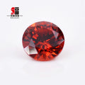 Baifu Garnet Round Brilliant Cut Cubic Zirconia 5A Loose Stones 1.0-3.0mm