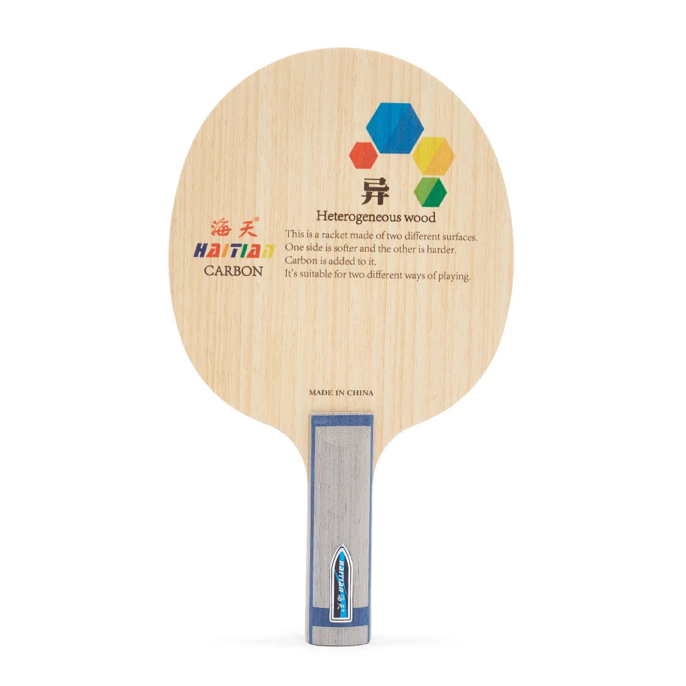 Professional 7 Layers Ping Pong Paddle Blade Spruce Ayous Wood Table Tennis Rackets Blades