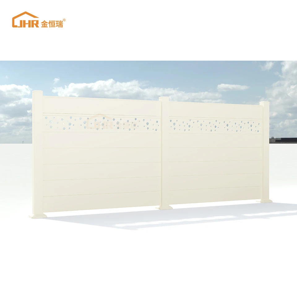 JHR Innovative 4X6 Fence Panel Design Cover Gates and Fence Aluminum Louvre Fencing