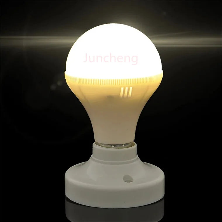 E27 Plastic Socket Ceiling Holder Lamp Holder Led Bulb Plastic Shell Round Base Plastics Lamp Holder