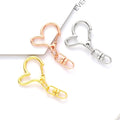 Wholesale Heart Spring Clip Snap Hook Keychain Hardware Metal Key Chains