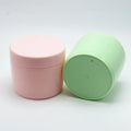 Wholesale Empty Cosmetic Packaging 250ml pink Plastic Cream Jars