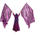 Bestdance Christian Dancer Semicircle Worship Angel Wing Flags Banner Church Metallic Praise Flag